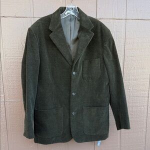 Gap Dark Green Corduroy Blazer
